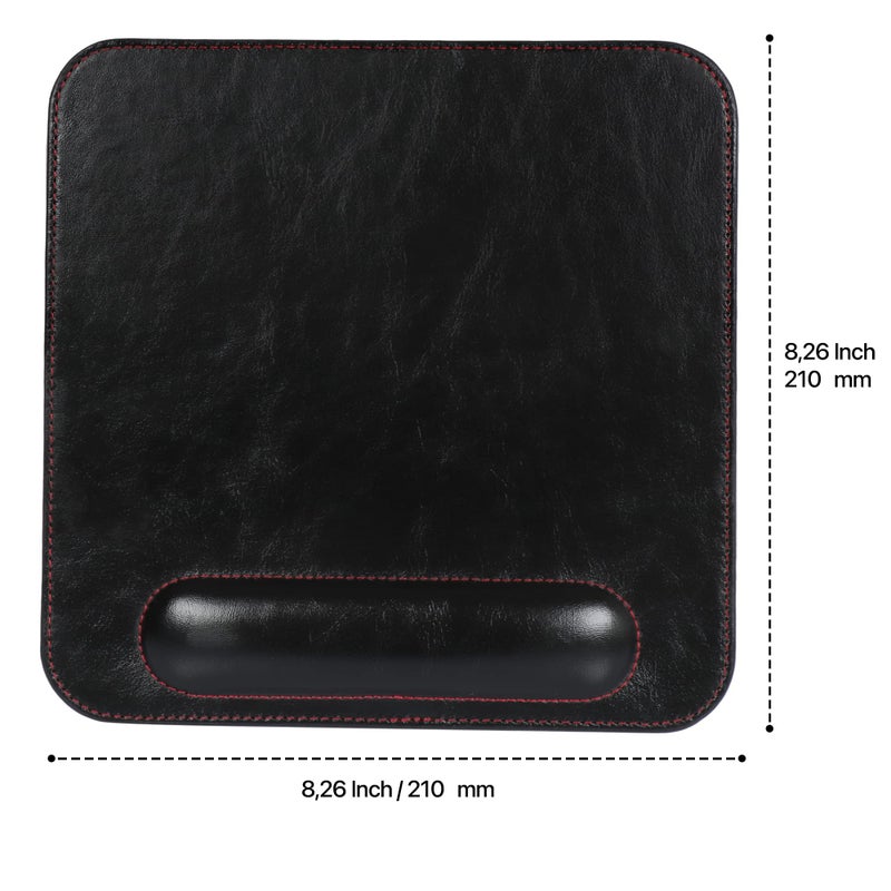 Londo Leather Mouse Pad with Wrist Rest â€“ Ergonomic Support, Non-Slip Base, Smooth Surface - Image 2